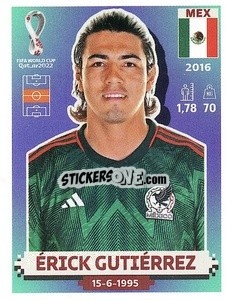 Cromo Érick Gutiérrez