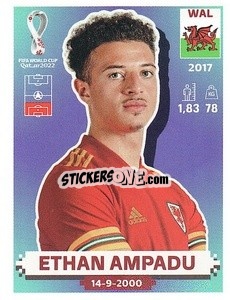 Sticker Ethan Ampadu - FIFA World Cup Qatar 2022. US Edition - Panini