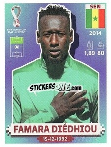 Sticker Famara Diédhiou - FIFA World Cup Qatar 2022. US Edition - Panini