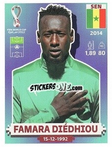 Cromo Famara Diédhiou - FIFA World Cup Qatar 2022. US Edition - Panini