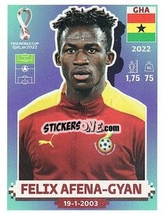 Cromo Felix Afena-Gyan - FIFA World Cup Qatar 2022. US Edition - Panini