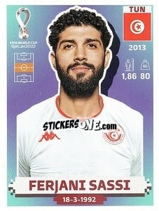Sticker Ferjani Sassi - FIFA World Cup Qatar 2022. US Edition - Panini