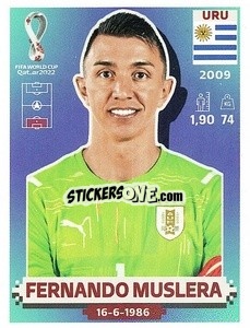 Sticker Fernando Muslera - FIFA World Cup Qatar 2022. US Edition - Panini