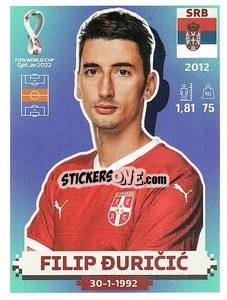 Cromo Filip Đuričić - FIFA World Cup Qatar 2022. US Edition - Panini