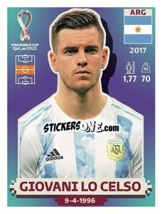 Sticker Giovani Lo Celso