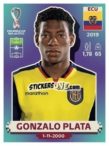 Sticker Gonzalo Plata - FIFA World Cup Qatar 2022. US Edition - Panini