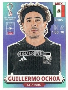 Sticker Guillermo Ochoa - FIFA World Cup Qatar 2022. US Edition - Panini