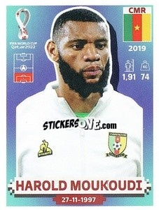 Cromo Harold Moukoudi - FIFA World Cup Qatar 2022. US Edition - Panini