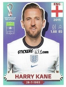 Sticker Harry Kane - FIFA World Cup Qatar 2022. US Edition - Panini