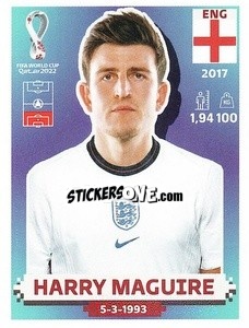 Sticker Harry Maguire - FIFA World Cup Qatar 2022. US Edition - Panini