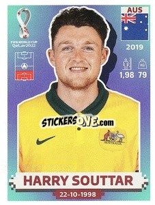 Sticker Harry Souttar - FIFA World Cup Qatar 2022. US Edition - Panini
