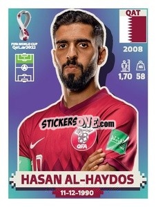 Figurina Hasan Al-Haydos - FIFA World Cup Qatar 2022. US Edition - Panini