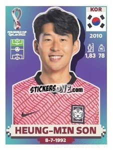 Sticker Heung-min Son - FIFA World Cup Qatar 2022. US Edition - Panini