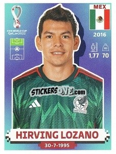 Sticker Hirving Lozano - FIFA World Cup Qatar 2022. US Edition - Panini