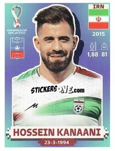 Figurina Hossein Kanaani - FIFA World Cup Qatar 2022. US Edition - Panini