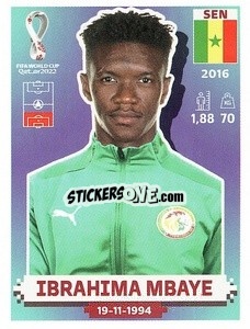 Cromo Ibrahima Mbaye - FIFA World Cup Qatar 2022. US Edition - Panini
