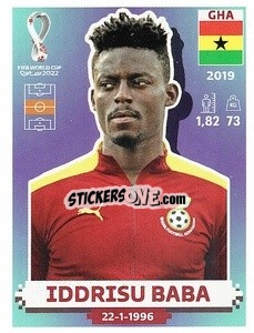 Sticker Iddrisu Baba - FIFA World Cup Qatar 2022. US Edition - Panini