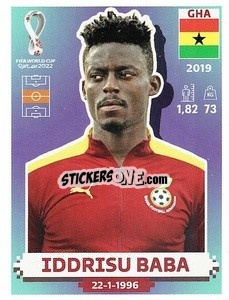 Cromo Iddrisu Baba - FIFA World Cup Qatar 2022. US Edition - Panini