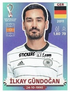 Sticker İlkay Gündoğan - FIFA World Cup Qatar 2022. US Edition - Panini