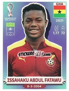 Sticker Issahaku Abdul Fatawu - FIFA World Cup Qatar 2022. US Edition - Panini