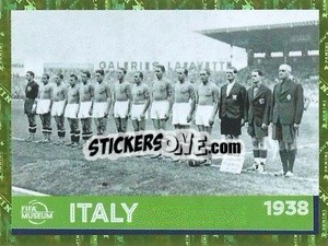 Figurina Italy 1938 - FIFA World Cup Qatar 2022. US Edition - Panini