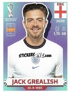 Cromo Jack Grealish - FIFA World Cup Qatar 2022. US Edition - Panini