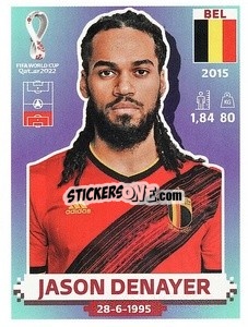 Sticker Jason Denayer - FIFA World Cup Qatar 2022. US Edition - Panini