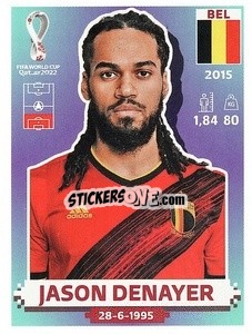 Cromo Jason Denayer - FIFA World Cup Qatar 2022. US Edition - Panini