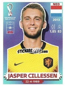 Sticker Jasper Cillessen - FIFA World Cup Qatar 2022. US Edition - Panini
