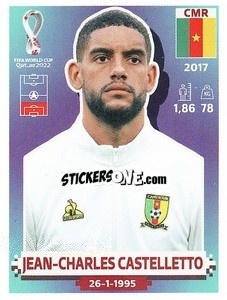 Sticker Jean-Charles Castelletto - FIFA World Cup Qatar 2022. US Edition - Panini