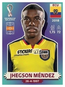 Sticker Jhegson Méndez - FIFA World Cup Qatar 2022. US Edition - Panini