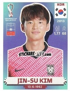 Sticker Jin-su Kim - FIFA World Cup Qatar 2022. US Edition - Panini