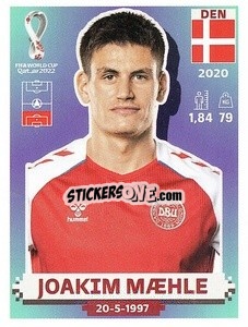 Figurina Joakim Mæhle - FIFA World Cup Qatar 2022. US Edition - Panini