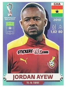 Sticker Jordan Ayew - FIFA World Cup Qatar 2022. US Edition - Panini