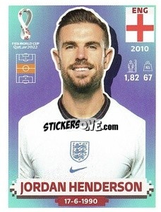Sticker Jordan Henderson - FIFA World Cup Qatar 2022. US Edition - Panini