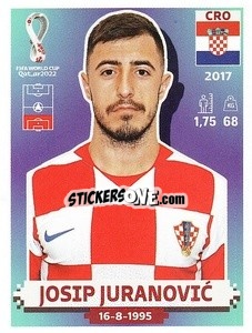 Sticker Josip Juranović - FIFA World Cup Qatar 2022. US Edition - Panini