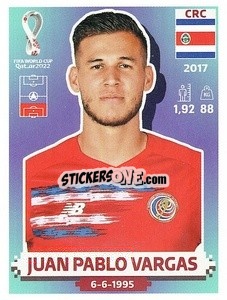 Sticker Juan Pablo Vargas - FIFA World Cup Qatar 2022. US Edition - Panini