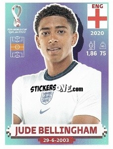 Sticker Jude Bellingham - FIFA World Cup Qatar 2022. US Edition - Panini