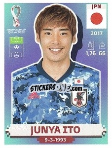 Sticker Junya Ito - FIFA World Cup Qatar 2022. US Edition - Panini