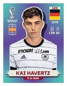 Sticker Kai Havertz - FIFA World Cup Qatar 2022. US Edition - Panini