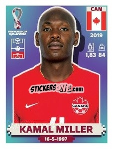 Figurina Kamal Miller - FIFA World Cup Qatar 2022. US Edition - Panini