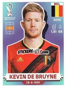 Sticker Kevin De Bruyne - FIFA World Cup Qatar 2022. US Edition - Panini
