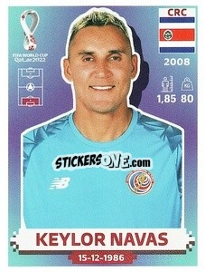 Sticker Keylor Navas - FIFA World Cup Qatar 2022. US Edition - Panini