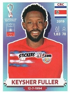 Sticker Keysher Fuller - FIFA World Cup Qatar 2022. US Edition - Panini