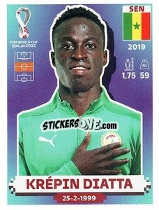 Cromo Krépin Diatta - FIFA World Cup Qatar 2022. US Edition - Panini