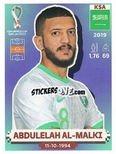 Cromo KSA13 Abdulelah Al-Malki - FIFA World Cup Qatar 2022. US Edition - Panini