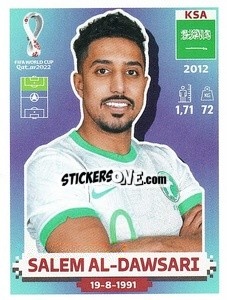 Cromo KSA19 Salem Al-Dawsari - FIFA World Cup Qatar 2022. US Edition - Panini