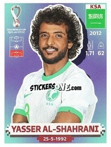 Sticker KSA9 Yasser Al-Shahrani