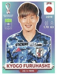 Sticker Kyogo Furuhashi - FIFA World Cup Qatar 2022. US Edition - Panini