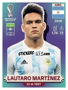 Cromo Lautaro Martínez - FIFA World Cup Qatar 2022. US Edition - Panini